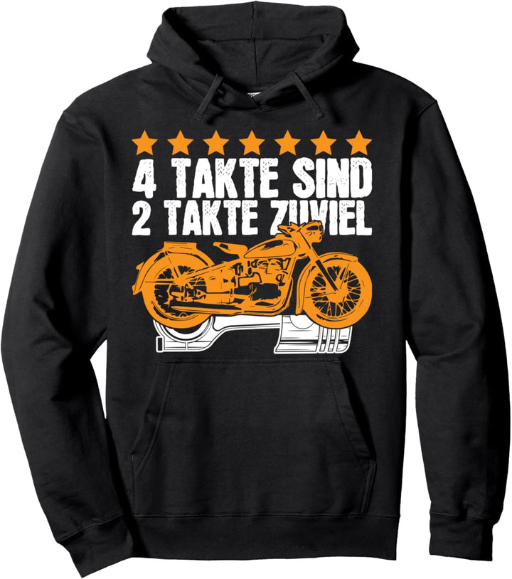Zweitakt Simson Awo Oldtimer Moped Pullover Hoodie