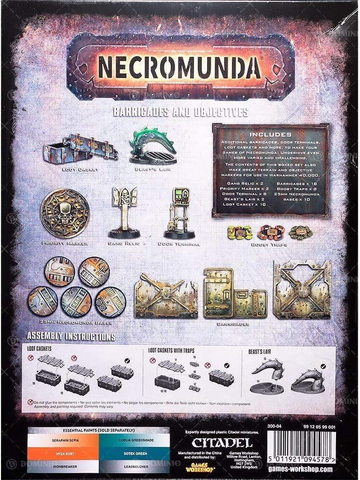 Games Workshop 9993111111111 in Necromunda Barricades and Objectives Miniatur.