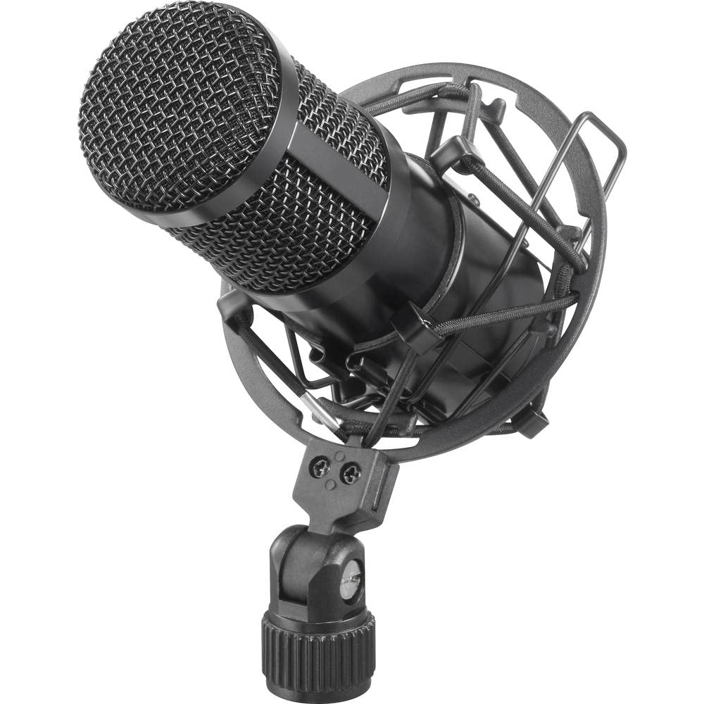 Renkforce RF-MIC-510 Stand USB-Mikrofon Übertragungsart (Details):USB inkl. Koffer, inkl Spinne, ink