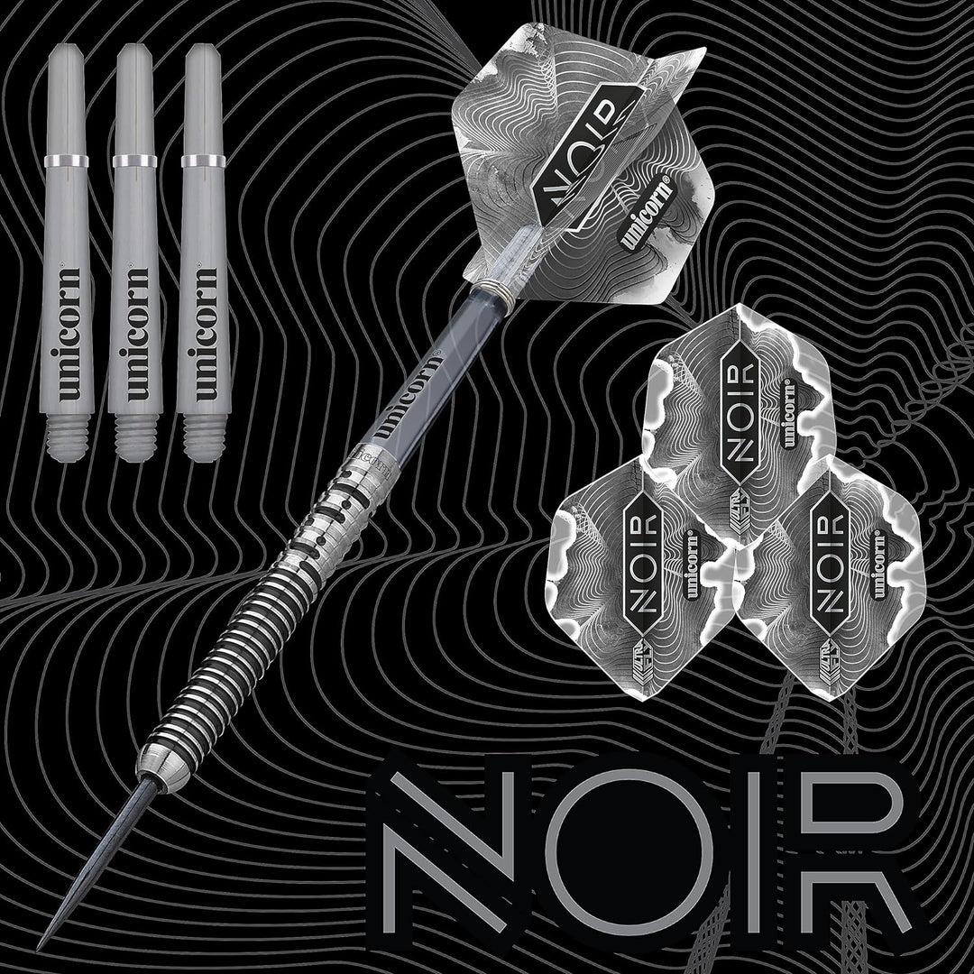 Unicorn Dartpfeil-Set mit Stahlspitze, Gary The Flying Scotsman, Anderson Noir, Phase 3 und 5, 90% W