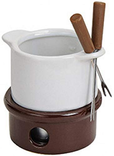 Schokoladenfondue-Set Schoko-Fondue Schokofondue Schokoladen-Fondue, für 2 Personen, ca. 11 x 10 cm,
