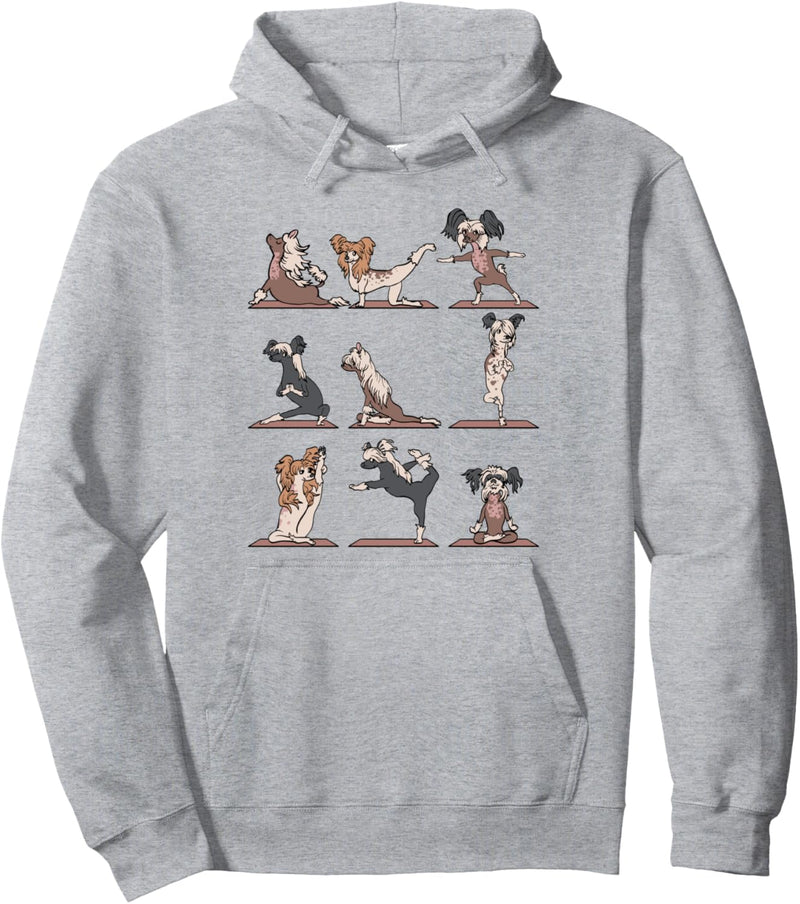 Chinese Crested Yoga Pullover Hoodie