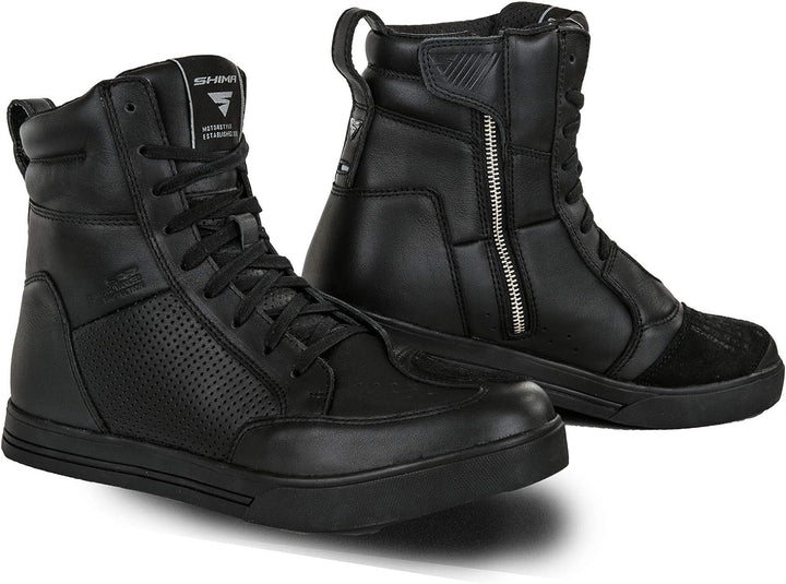SHIMA Herren Blake Boots Motorradschuhe, Schwarz, 47 EU 47 EU Schwarz Motorradschuhe, 47 EU Schwarz