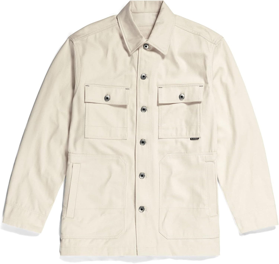 G-STAR RAW Herren Chore Unisex Workwear Jacke Evergreen Jackets XS Beige (Ecru D23019-d300-159), XS