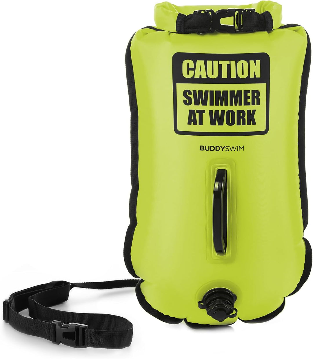 Set Freiwasser Schwimmboje 20 Liter und Badekappe. Sicherheitsschwimmboje für das Schwimmen im offen