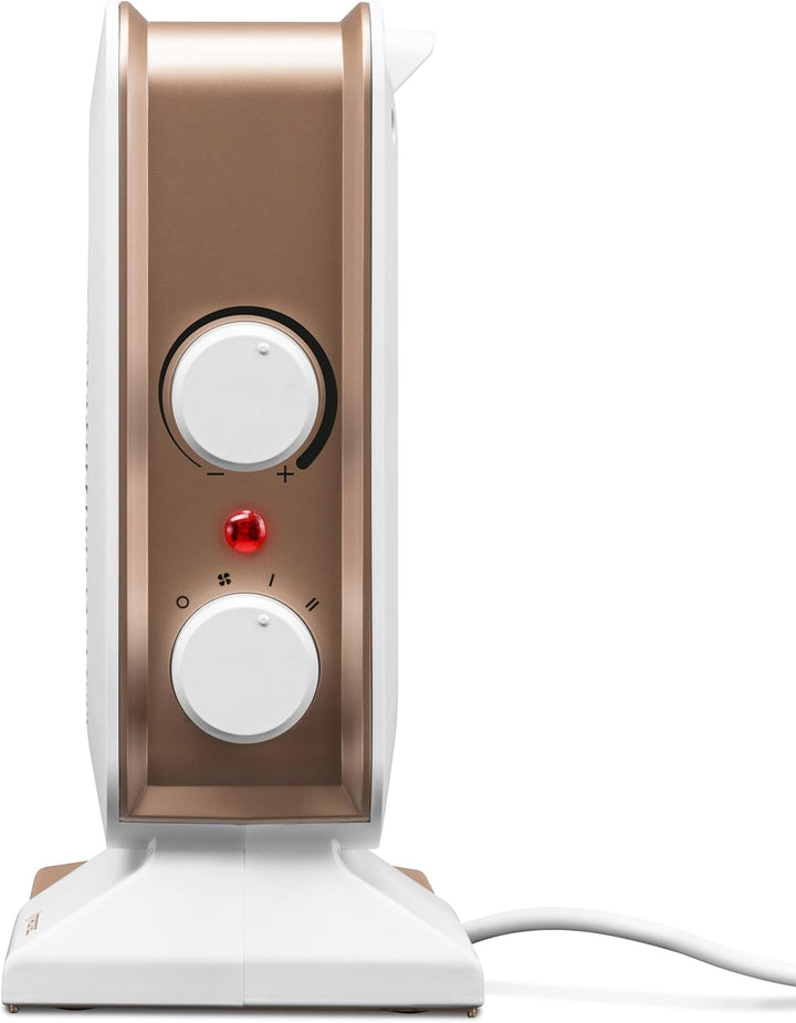 TROTEC Keramik Heizlüfter TFC 14 E – Heizleistung 700 W / 1400 W – Elektroheizung mit Thermostat, Ra