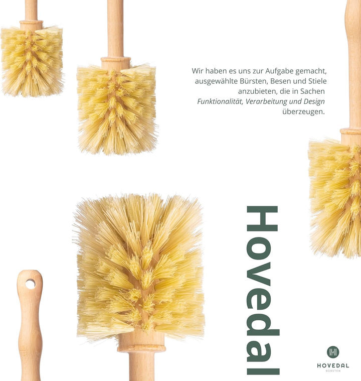 3er Set Spülbürste für Mixbehälter aus Holz mit Naturborsten/Made in Germany/Ideale Spülbürsten zum