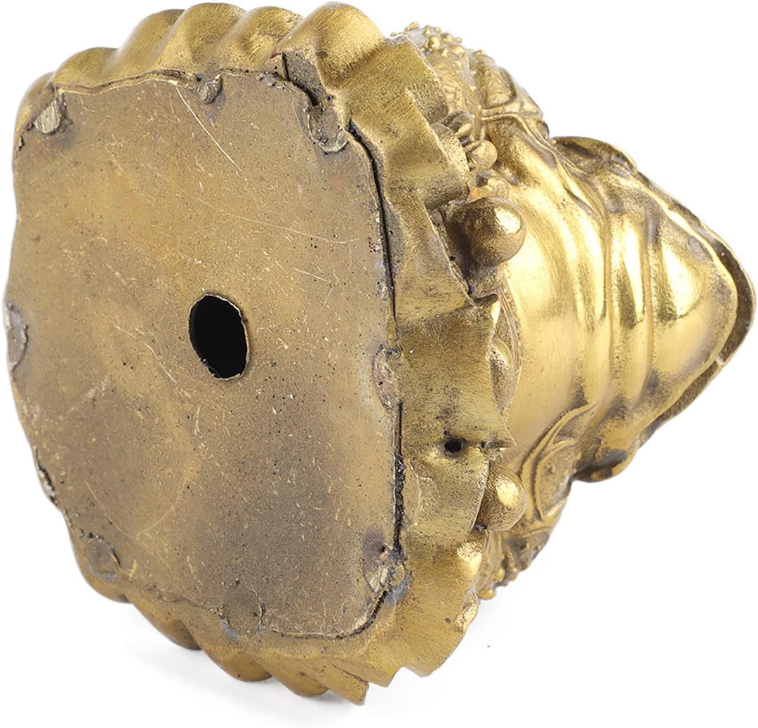 Zerodis Chinesische Feng Shui Frösche Messing Goldene Kröten Dreibeinige Statue Geldfrösche Reichtum
