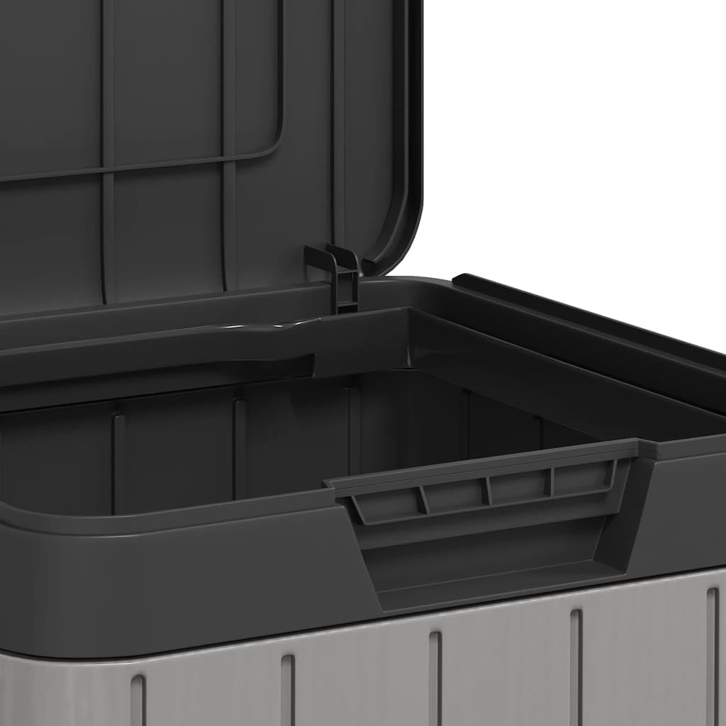 vidaXL Outdoor Mülltonne, Mülleimer mit Deckel, Müllbehälter Wetterfest UV-beständig, Abfallbehälter