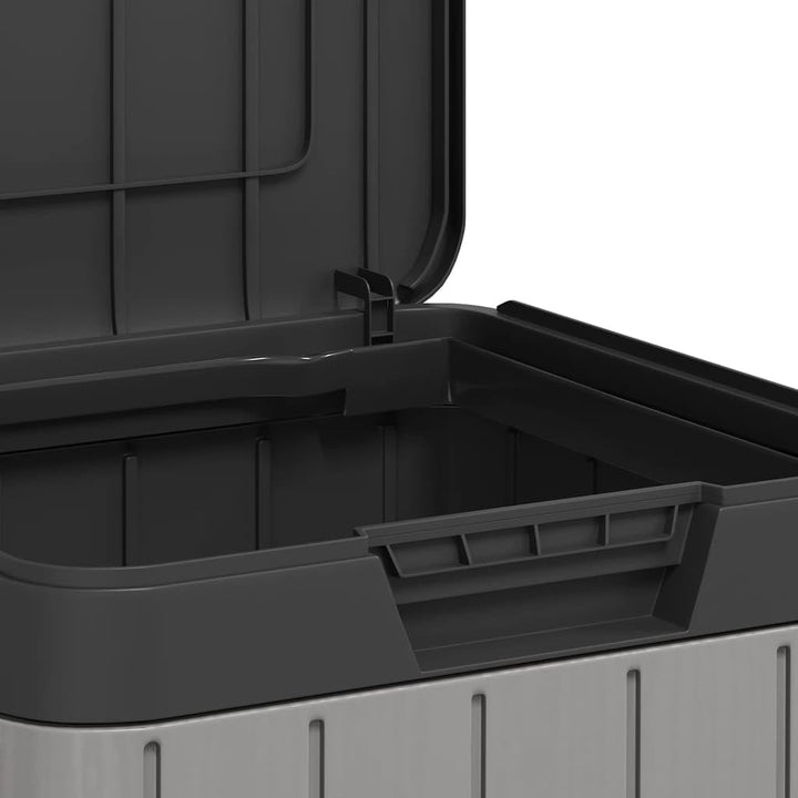 vidaXL Outdoor Mülltonne, Mülleimer mit Deckel, Müllbehälter Wetterfest UV-beständig, Abfallbehälter