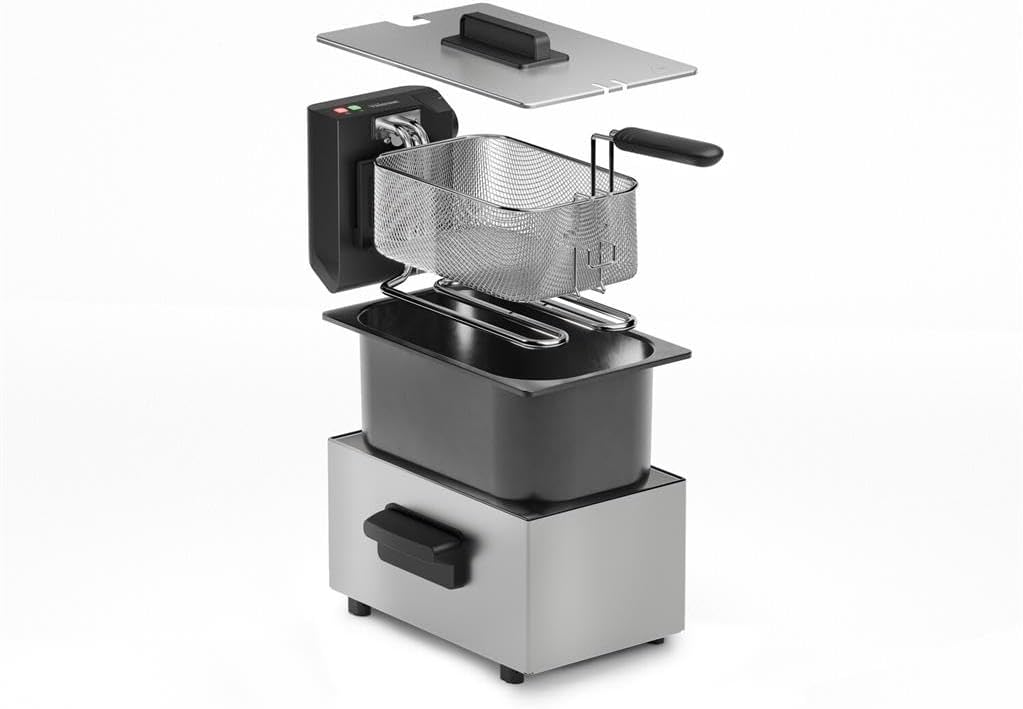 Tristar Fritteuse 3 l 2000 W Silber, Schwarz