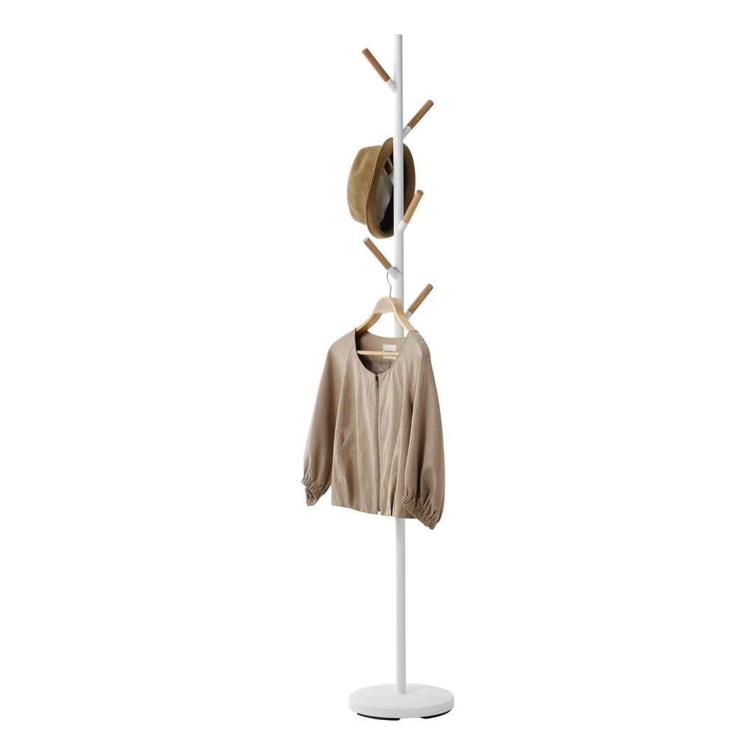 Plain Pole Hanger - white Weiss Single, Weiss Single
