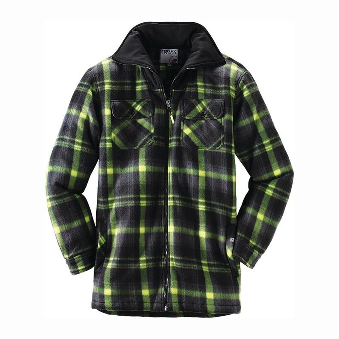 Terrax Workware Herren THERMOHEMD M Schwarz/Limette, M Schwarz/Limette