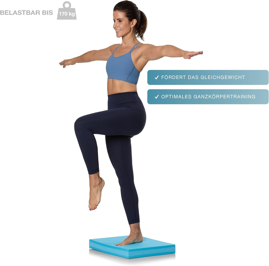 **EINFÜHRUNGSPREIS** NAMASTE Sports® Balance Pad XXL – Mit Poster & Widerstandsband I Rutschfestes T