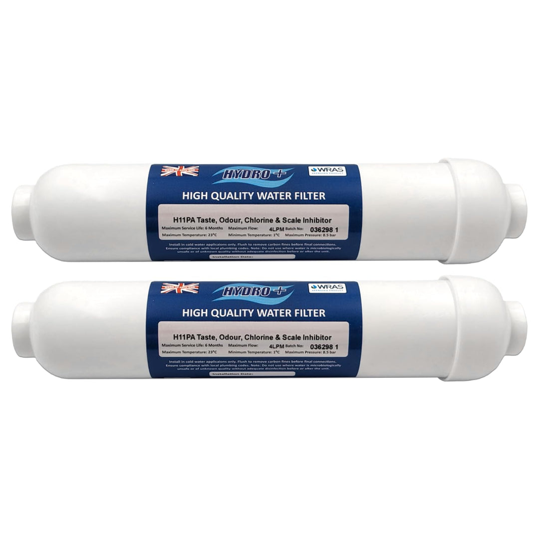 Hydro+ H11PA GAC Filter mit Skaleninhibitor mit 6,35 mm Steckverbindungen (2)