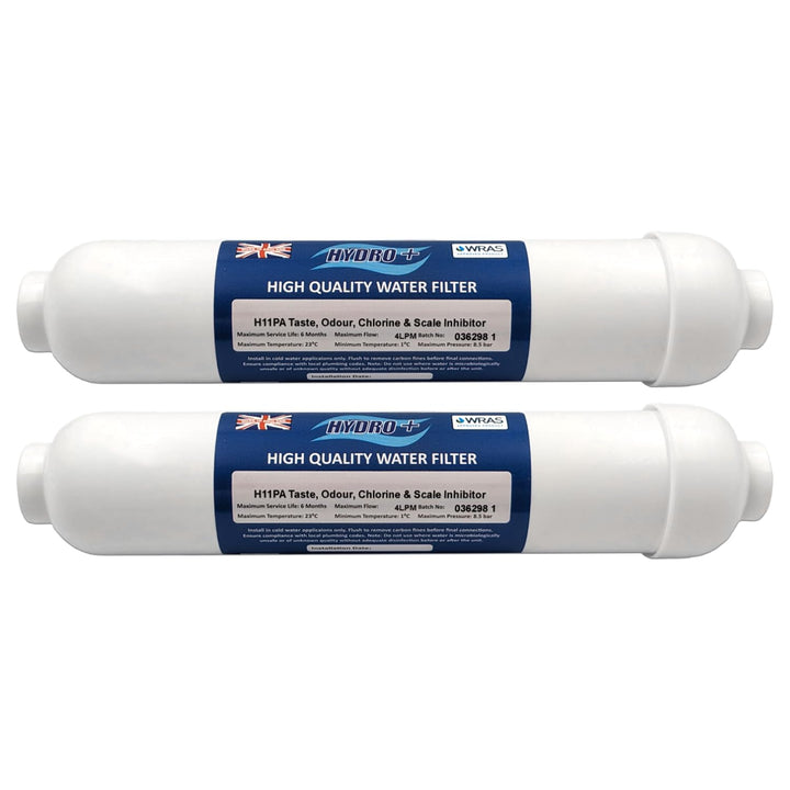 Hydro+ H11PA GAC Filter mit Skaleninhibitor mit 6,35 mm Steckverbindungen (2)