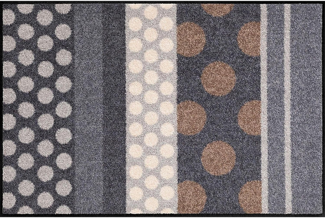 Salonloewe Fussmatte Glamour Dots 50 x 75 cm H 50 cm | B 75 cm | L 0,7 cm Grau, H 50 cm | B 75 cm |