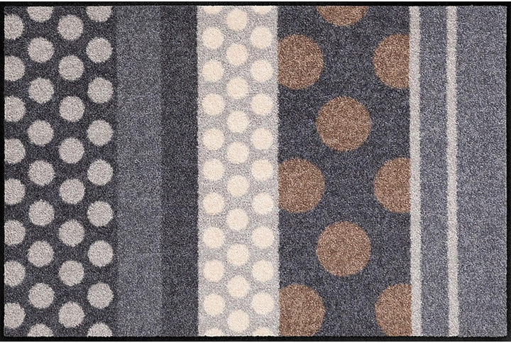 Salonloewe Fussmatte Glamour Dots 50 x 75 cm H 50 cm | B 75 cm | L 0,7 cm Grau, H 50 cm | B 75 cm |