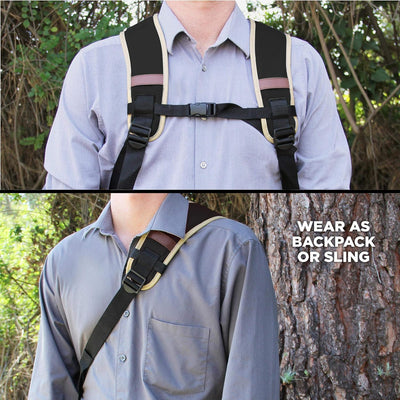 GOgroove Kamera Rucksack für Spiegelreflexkameras: DSLR Backpack ideal für Reisen, ausreichend Platz