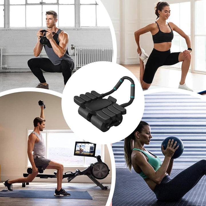 AB Rad Roller, ABS Roller, Fitnessgeräte AB -Trainer mit Ellbogenunterstützung, Bauchübungsausrüstun