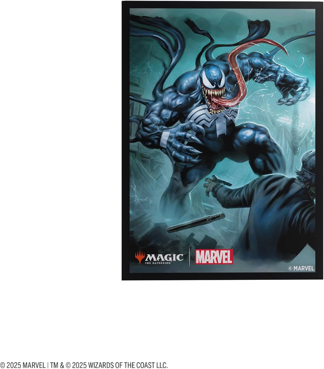 Gamegenic, Magic: The Gathering – Marvel's Spider-Man Premium Art Sleeves – Venom, 105 Sleeves pro P