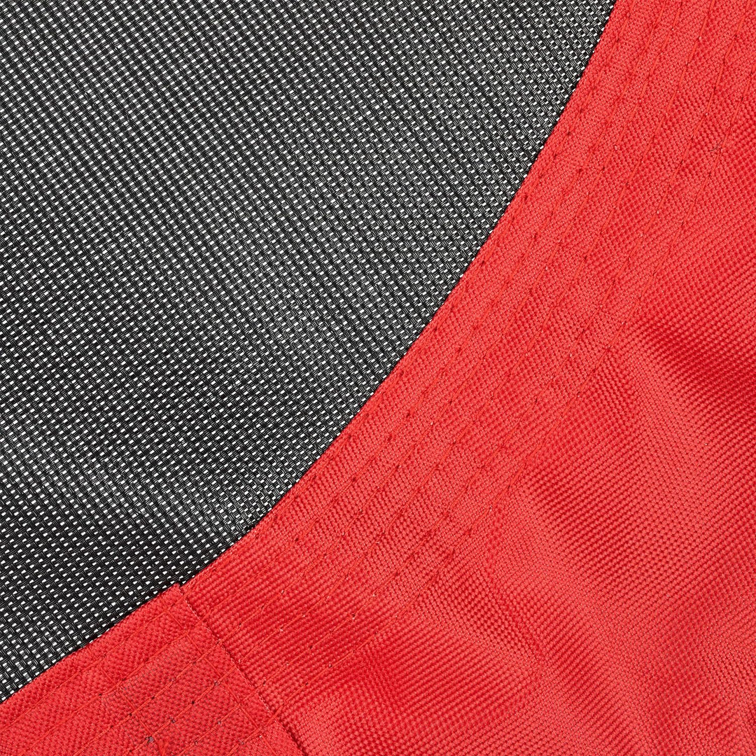 Relaxdays Unisex – Erwachsene, rot Nestschaukel, rund, für Kinder & Erwachsene, verstellbar, Ø 90 cm