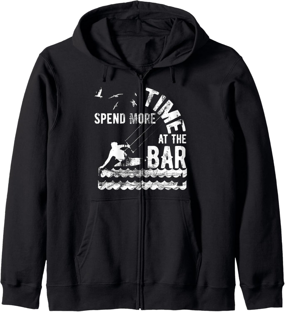 Kitesurfer Spruch Lustiger Kitesurf Spruch Kitesurf Kapuzenjacke