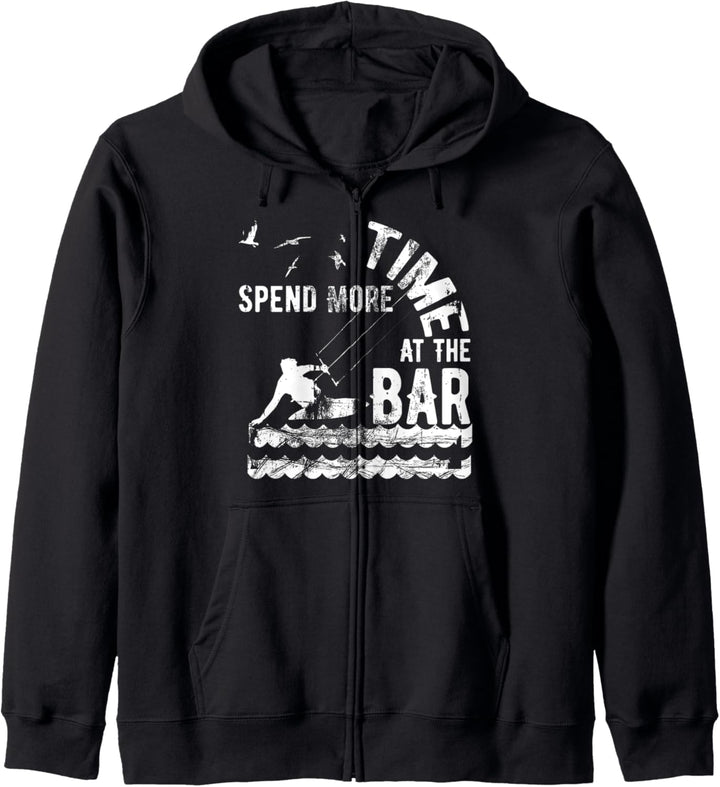 Kitesurfer Spruch Lustiger Kitesurf Spruch Kitesurf Kapuzenjacke
