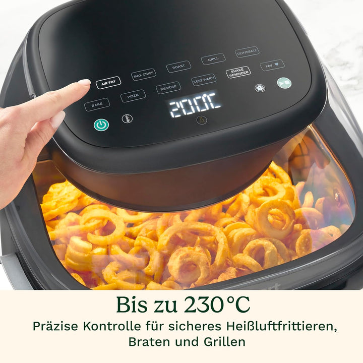 Cuisinart ClearView™ Heissluftfritteuse mit 280°‑Sichtfenster I PFAS‑frei I 8,5‑l Familiengrösse I m