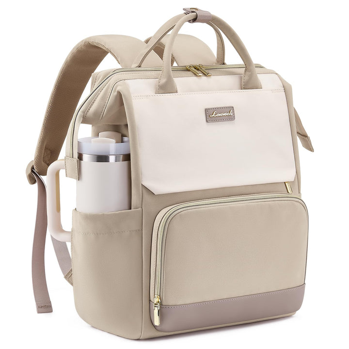 LOVEVOOK Rucksack Damen Gross, 17,3 Zoll Laptop Schulrucksack Teenager Wasserdicht Travel Backpack W