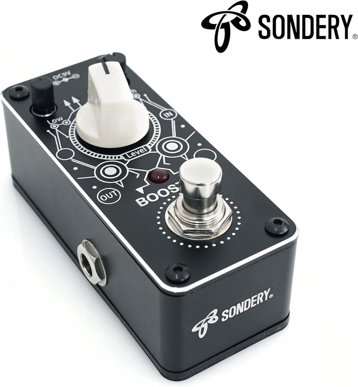 Sondery Booster Gitarren effektpedal, boost pedal True Bypass, mehr oder weniger 14dB Wechsel für Fr