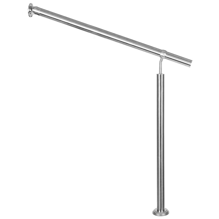 Edelstahl Handlauf Treppengeländer Geländer für Treppe Treppen mit Wandhalter seitliche Montage Wand