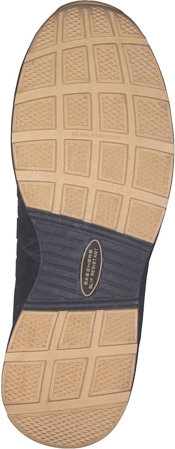 Skechers Herren Malad Ii ESD Composite Zehenschutzkappe BAU-Schuhe 39.5 EU Navy, 39.5 EU Navy