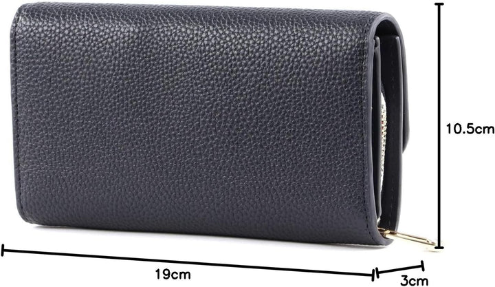 Tommy Hilfiger Damen Th Element Lrg Flap Wallet Corp, Blau, Einheitsgrösse, Acc Desert Sky Corporate