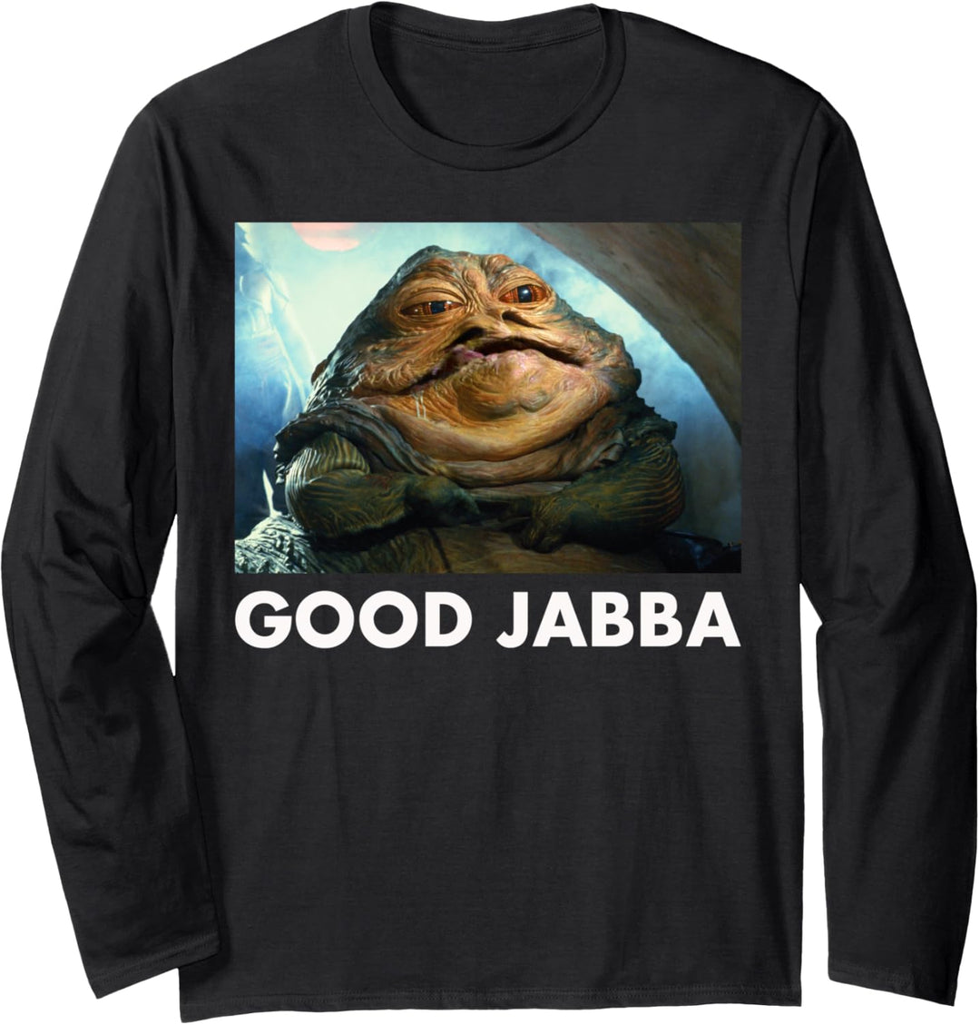 Star Wars Jabba Movie Photo Langarmshirt