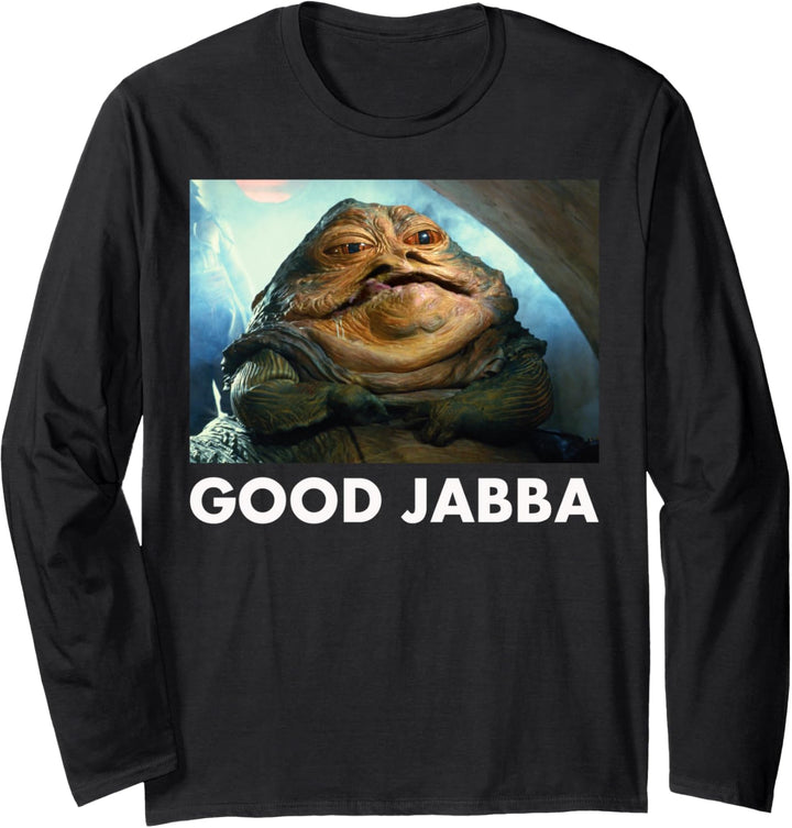 Star Wars Jabba Movie Photo Langarmshirt