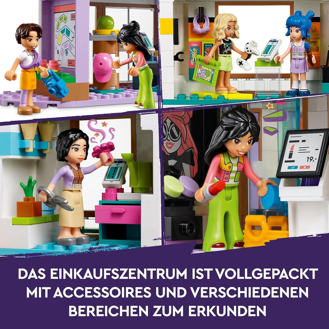 Lego Friends Heartlake City Kaufhaus, Puppenhaus-Spielzeug für Mädchen und Jungen, Set mit Figuren,