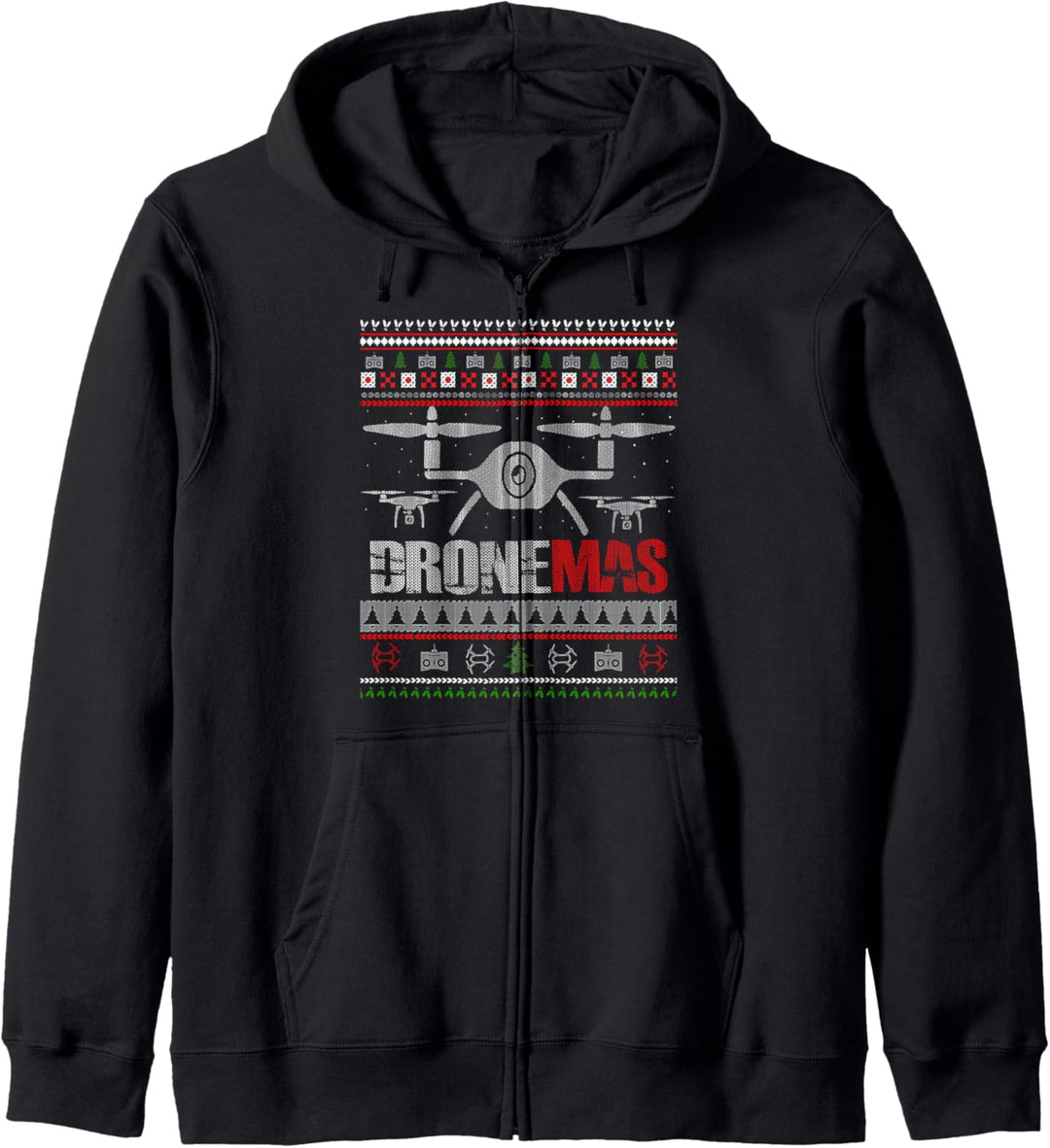 Drone Lover Holiday Ugly Christmas Sweater Gift Ideas Kapuzenjacke