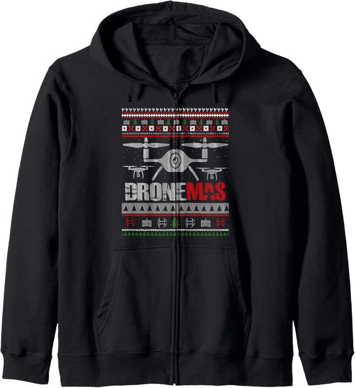 Drone Lover Holiday Ugly Christmas Sweater Gift Ideas Kapuzenjacke