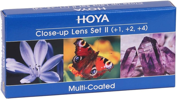 Hoya NAHLINSE SET2 (+1 +2 +4) Close-up Kit schwarz 49 mm, 49 mm
