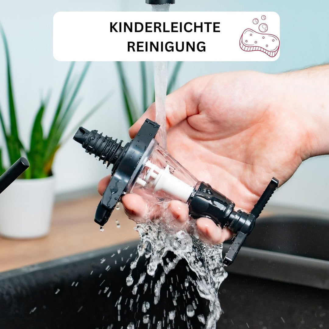 Westmark Dosiergerät, Mass-/Fülleinheit: 2 cl, Kunststoff, Standard, Schwarz/Transparent, 92202260,