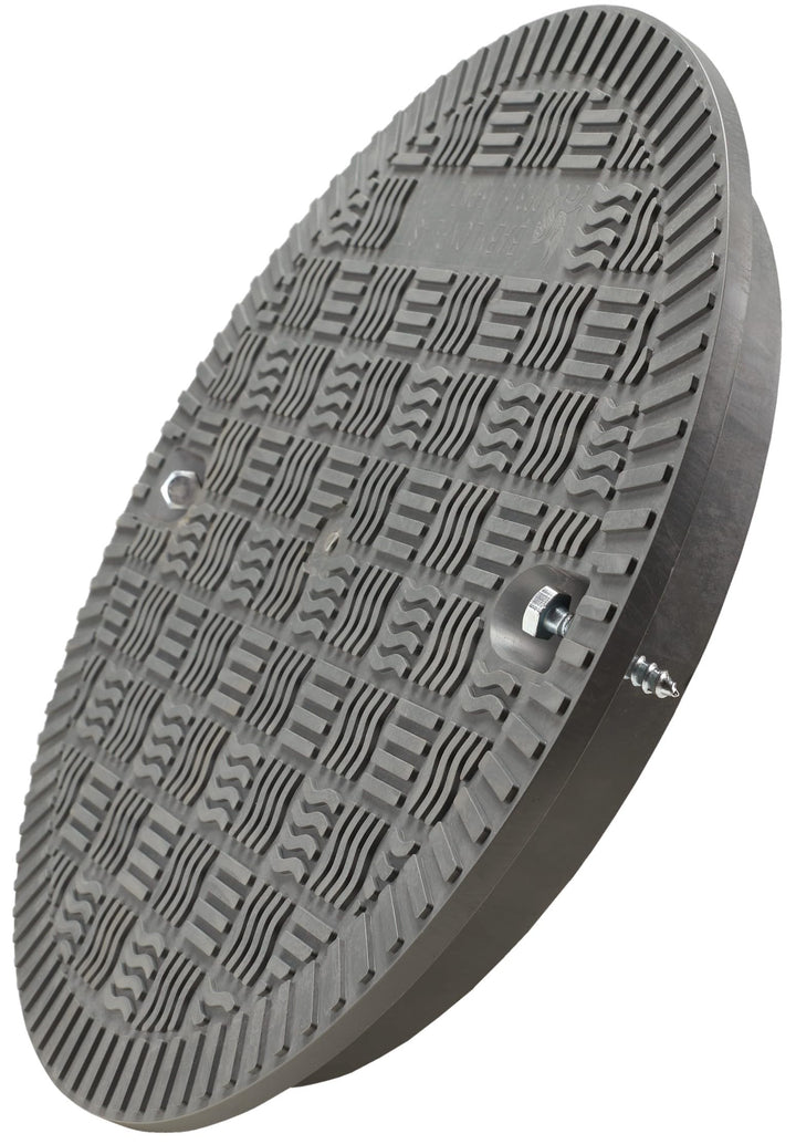 BabylonPlast Schachtabdeckung, Kanaldeckel, DN315, Kunststoff Schachtdeckel 15 kN, Abflusssteigrohr