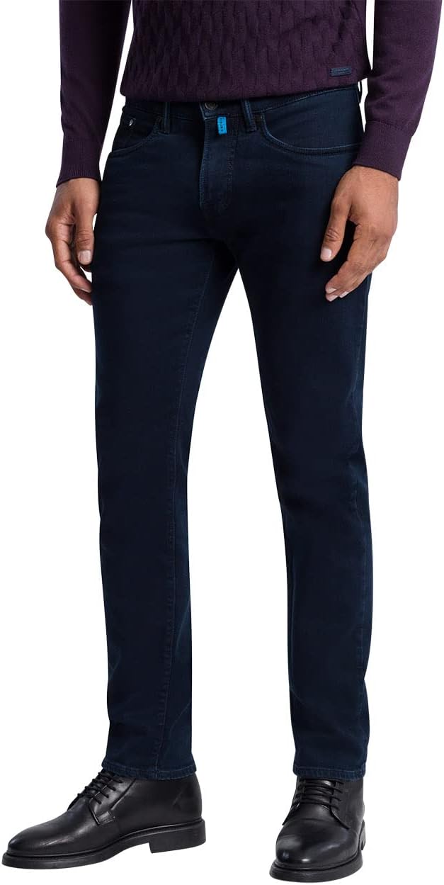 Pierre Cardin Herren Antibes Jeans 30W / 34L Blue/Black Stonewash, 30W / 34L Blue/Black Stonewash