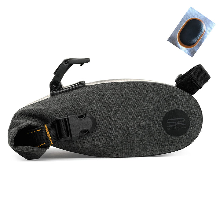 Angebot-Set / 1 x Selle Royal Saddle Bag Large (2l) Satteltasche Fahrradtasche Klippsystem inkl. 1 S