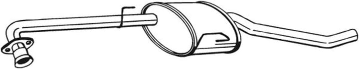 Bosal 283-211 Mittelschalldämpfer