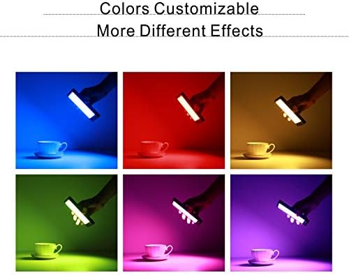 Falcon Eyes F7 RGB 12W LED Auf Kamera-Licht RGB Videoleuchten Eingebaute Batterie Pocket Size Bi-Col