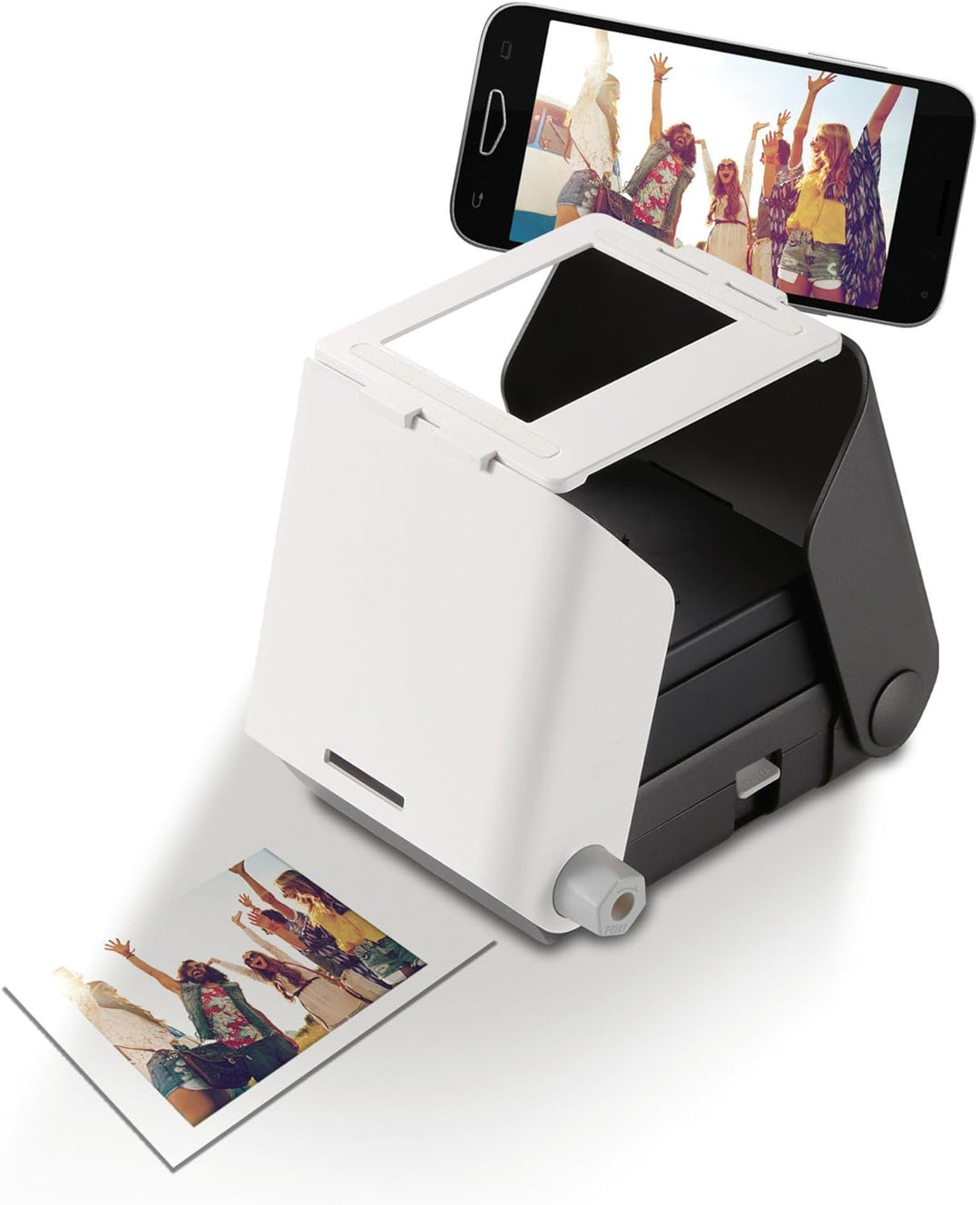 KiiPix Jet Black Mobiler Fotodrucker Einfach, Einfach