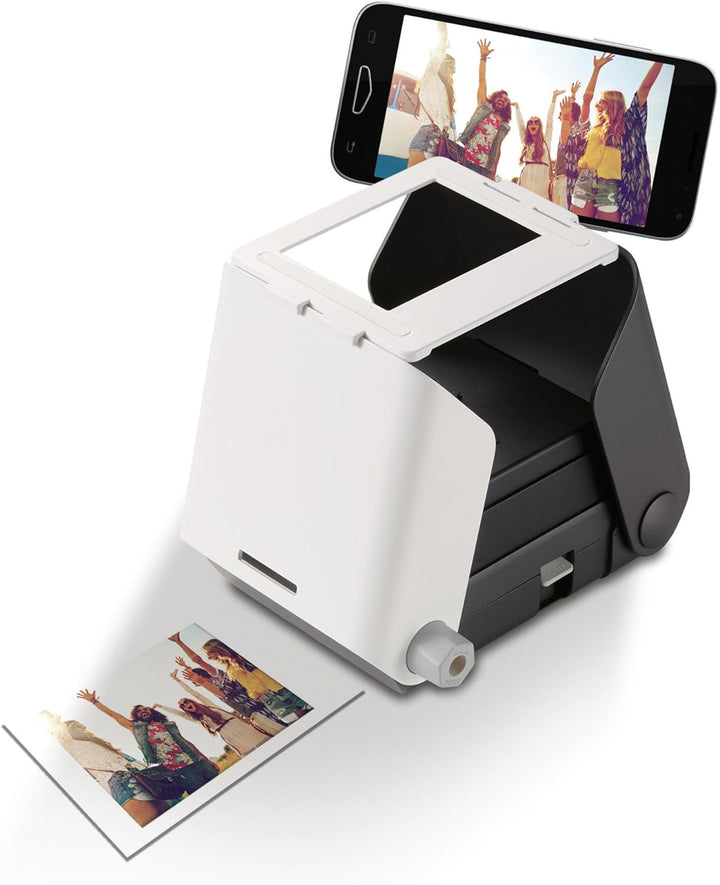 KiiPix Jet Black Mobiler Fotodrucker Einfach, Einfach