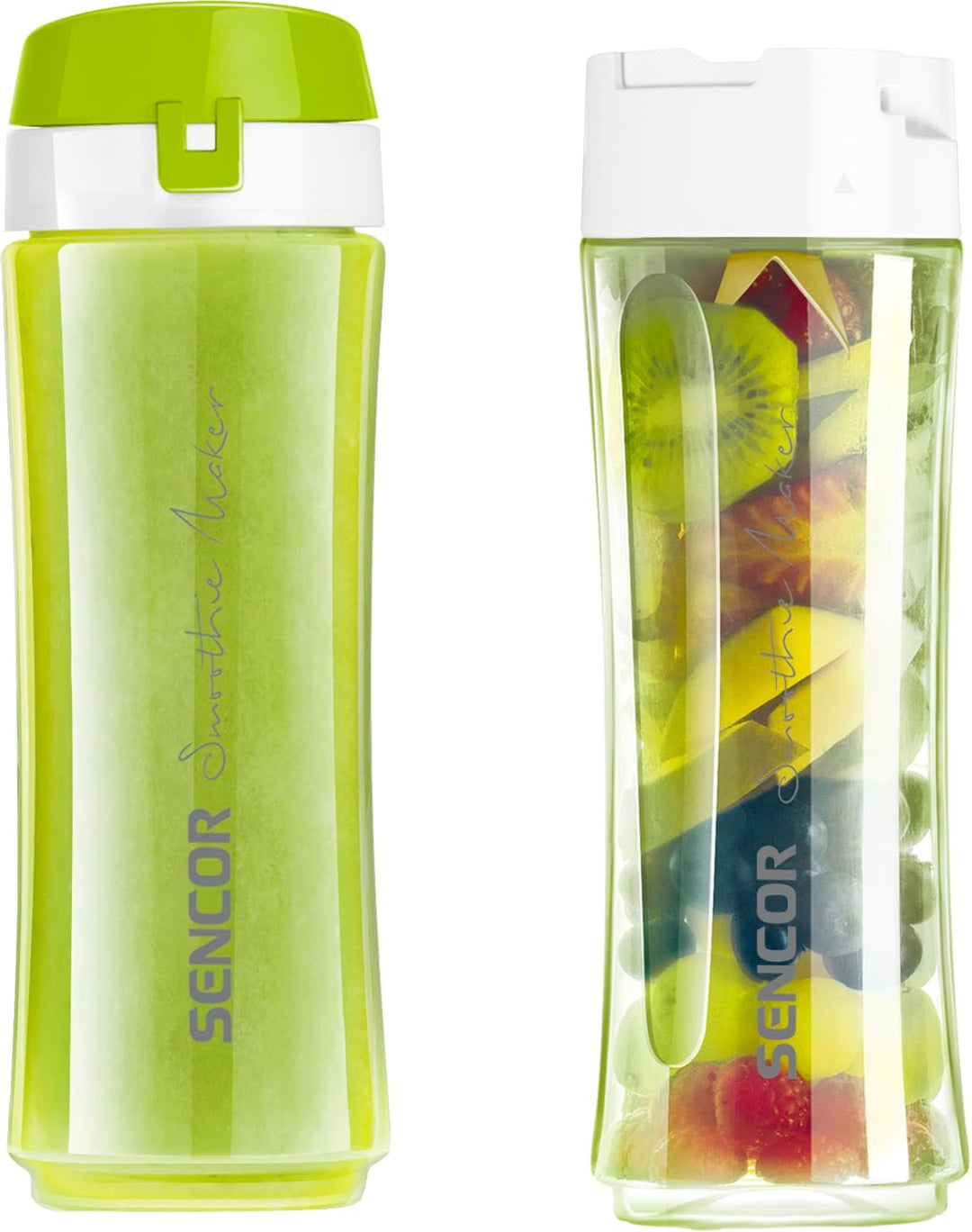 Sencor Ultra leistungsstarker Smoothie-Standmixer, 500 W, 2 Flaschen Tritan, 0,6 l & 0,3 l, BPA-frei