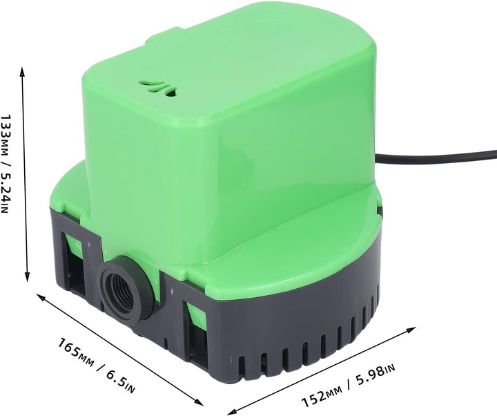 Entwässerungspumpe für Poolabdeckung Automatisch 1200 GPH Tauchpumpe Mit 25ft Schlauch 220V 50Hz EU-